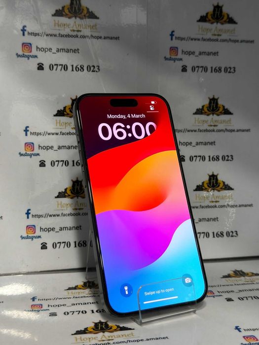 Hope Amanet P7 Iphone 15 Pro Black Titanium