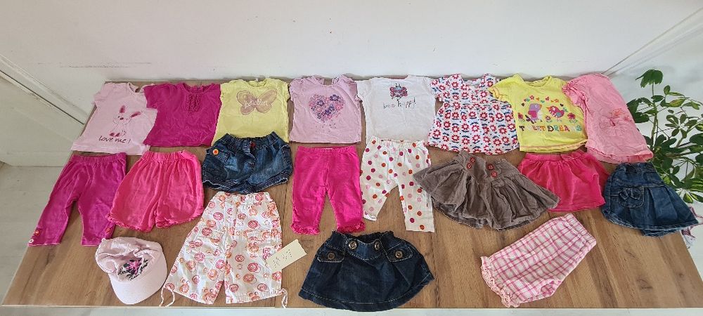 Лот момиче 9-12 месеца 20 части