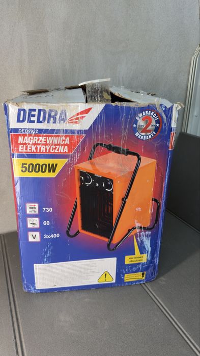 Калорифер DED9922, Dedra, 5000W, Червен