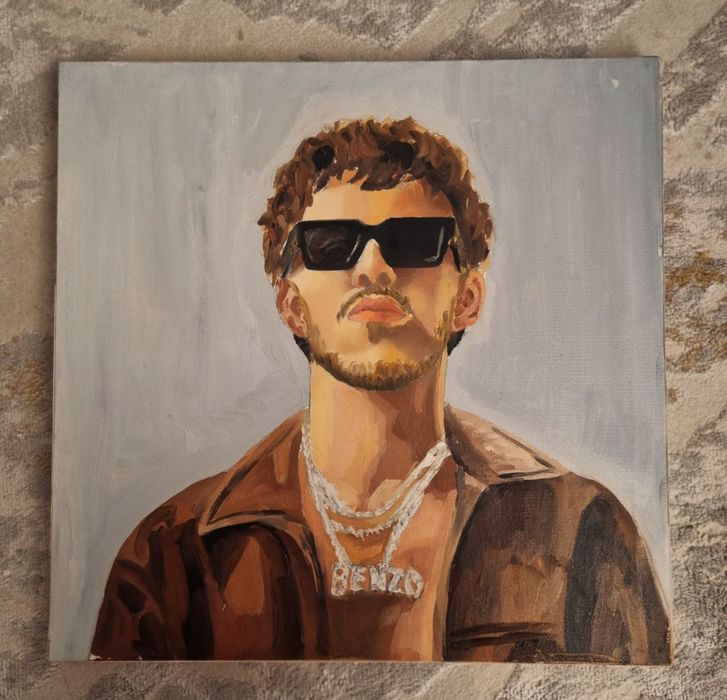 Картина Big baby tape на холсте с маслом