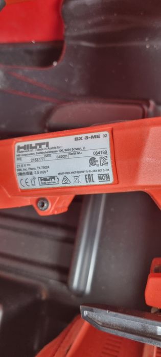 Hilti BX3 Pistol pentru cuie de beton 2021 aproape nou