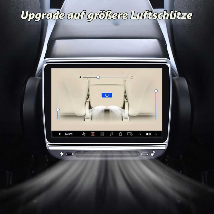 заден развлекателен дисплей 7,2-инча за Tesla Model 3 2017-2023 и Model Y 2019-2024 Android 13