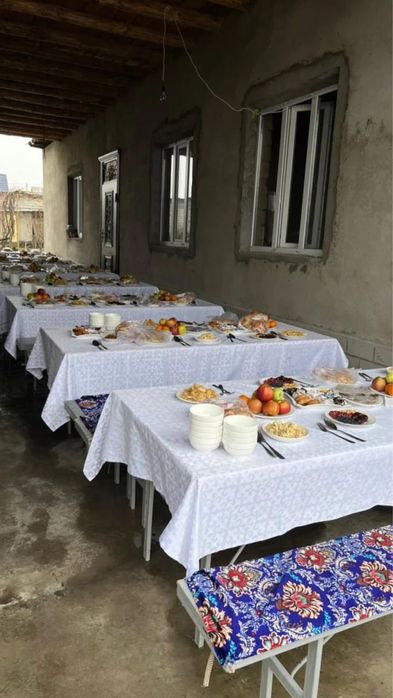 Прокат посуды стол стулья