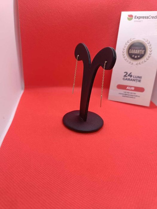 Cercei aur 14K 1.64g (Ag16 Moldova b32998.4) - Garantie 2 ani!