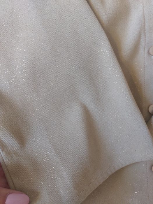 Дамска риза с златисти частици