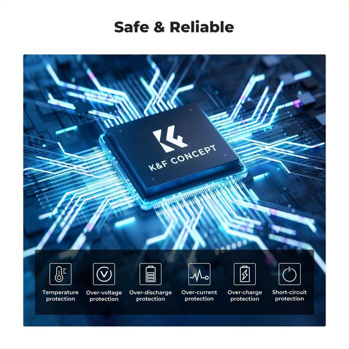 Комплект 3 батерии NP-FZ100 и тройно зарядно K&F Concept за Sony (Нов)