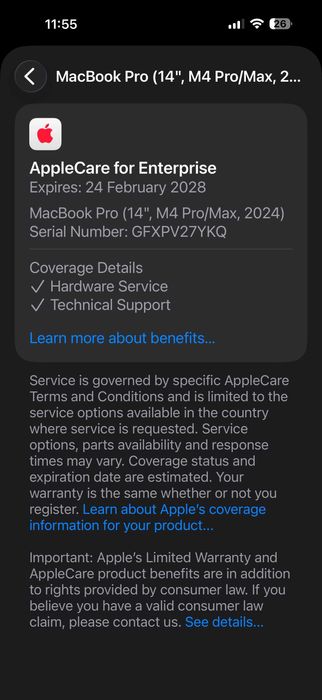 MacBook Pro 14" M4 MAX 16-CPU, 40-GPU, 48GB RAM, 1TB SSD ГАРАНЦИЯ 24.02.2028г. - NANO-TEXTURE DISPLAY