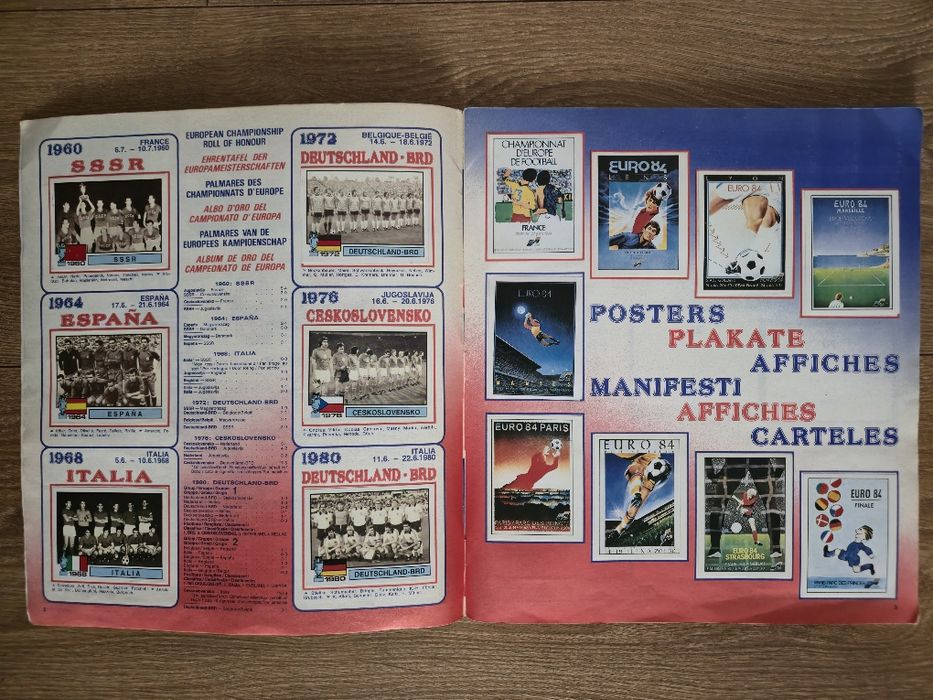 Album Panini Euro 84