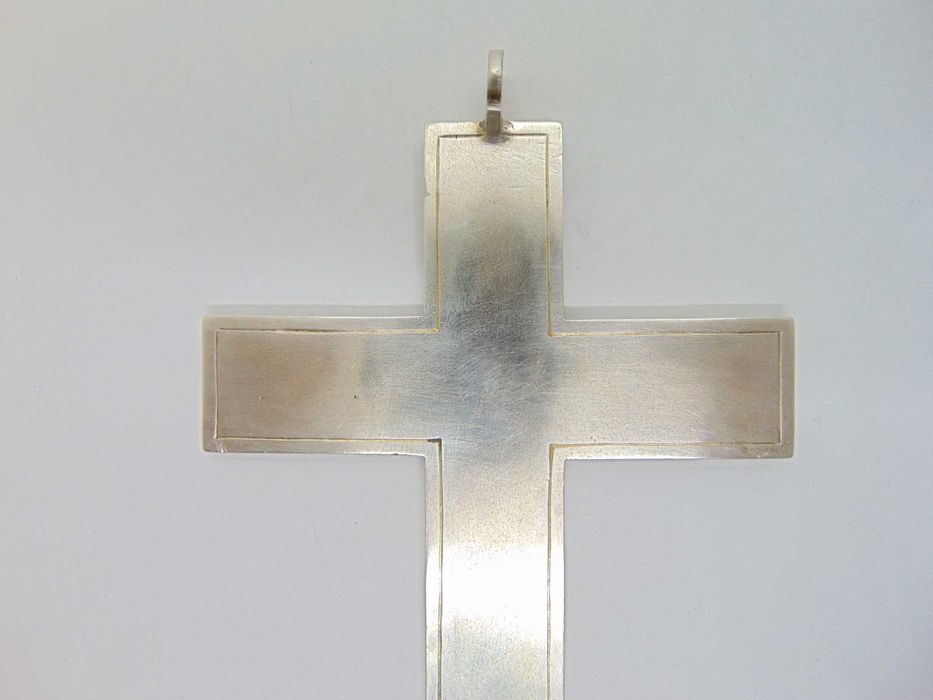 Cruce mare din argint marcaj coroana Romaniei