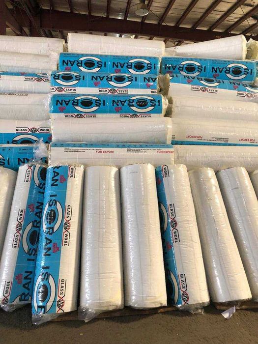 Утеплители Стекловата минеральная ватабазальт Isoran фольгой Иран 15м2