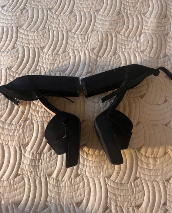 Sandale elegante negre, mărimea 36