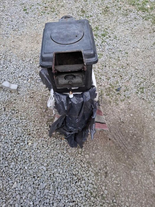 Печка на дърва - запазена