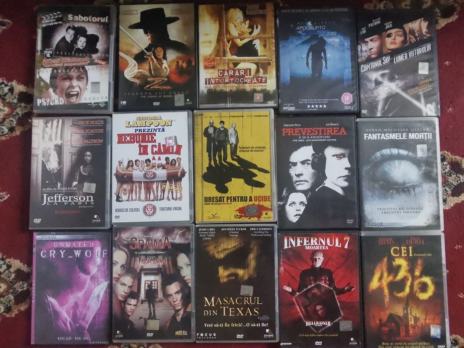 Filme pe DVD de top Horror Crima Thrriler   - Saw 2 Saw 4-5 /King Kong