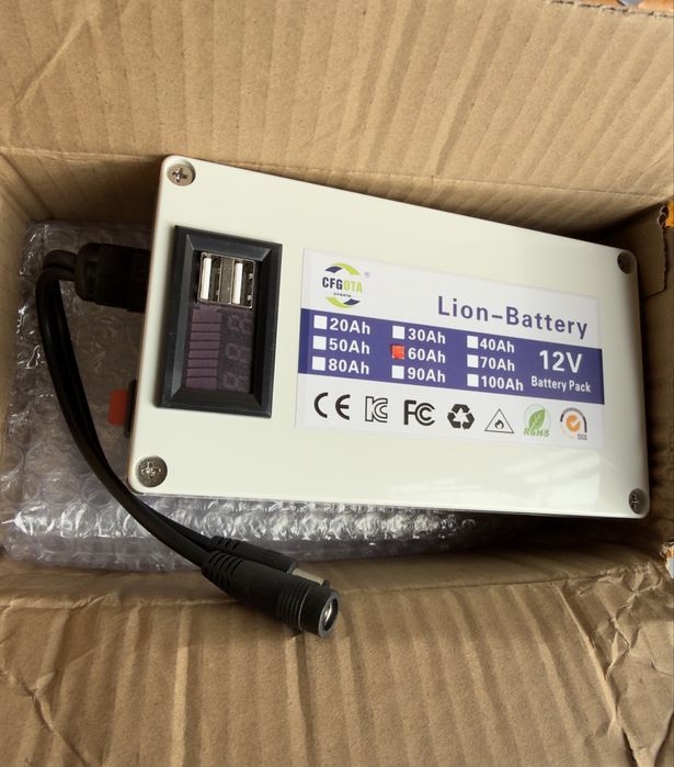 Baterie 12V 60.000 mah