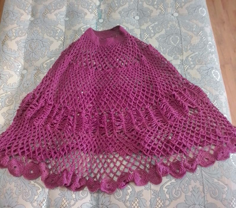 Продам пончо чистая шерсть