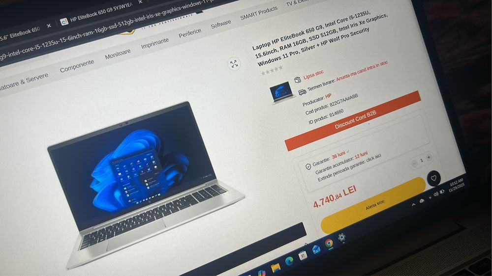 Laptop HP EliteBook 650 G9