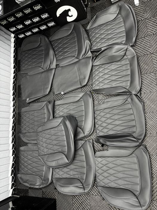 Оригинални нови Mercedes G63 AMG кожени калъфи за седалки салон