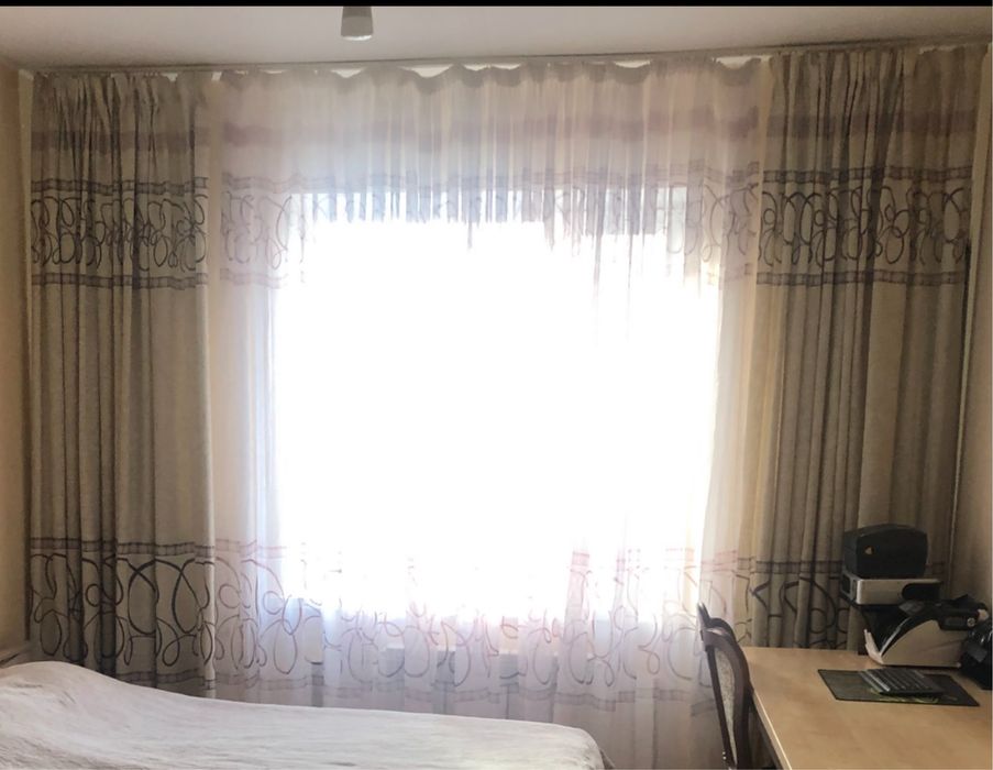 Срочно продам комплект штор + тюль!