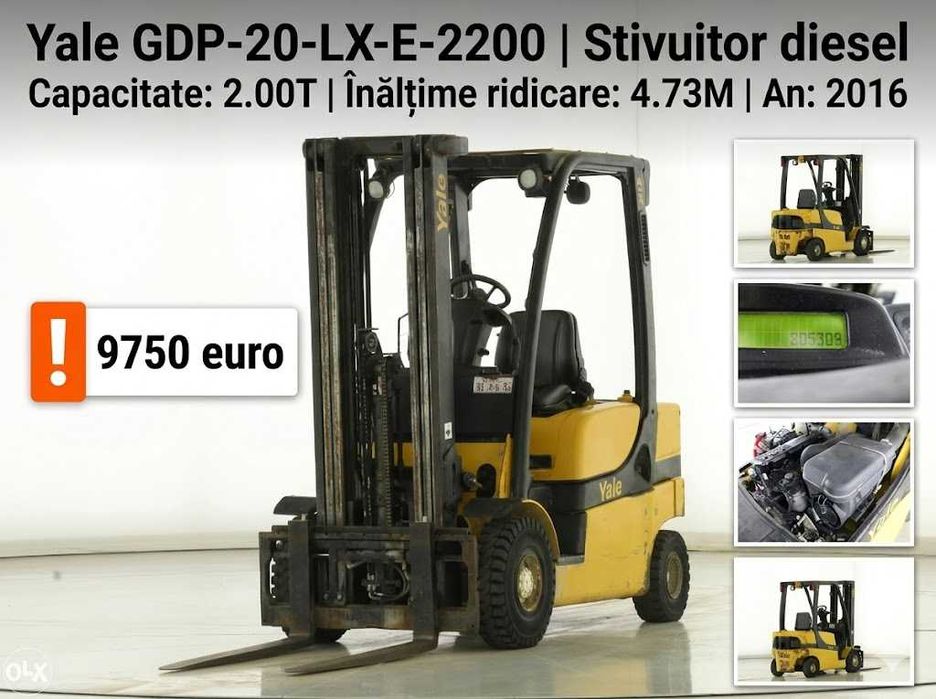 OCAZIE: Stivuitoare Diesel Import | Stare Top de la 7900 Euro | Rate