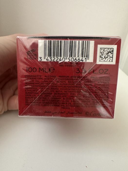 Cartier парфюм Vente Exclusive