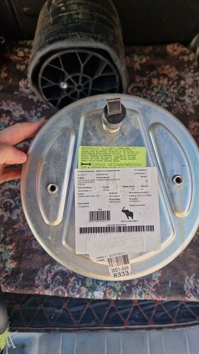 Пневмо подушка для прицепа шмитц