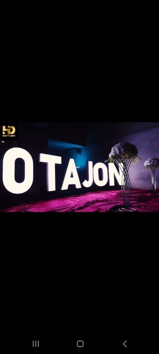 Онажон , отажон йозиш учун харфлар,юрак билан комплект сотилади