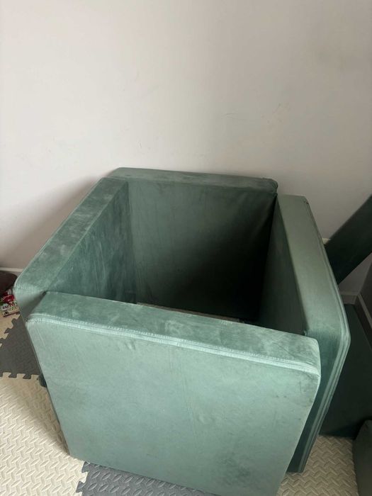 игровой диван, бирюзовый