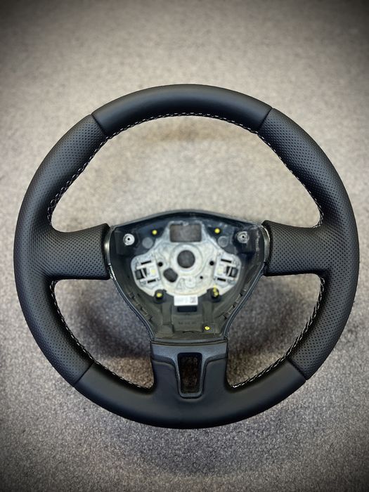 Volan piele Nappa VW Passat B7 Golf 6 Touran Jetta Tiguan 2010-2016