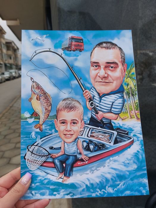 Карикатура по ваш избор. Подарък за теб