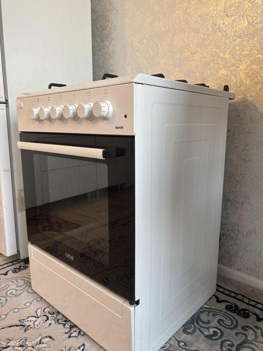 Газовая плита с духовкой напольная