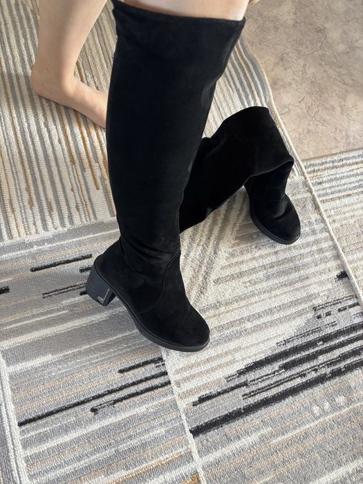 Сапоги зимние удлиненные