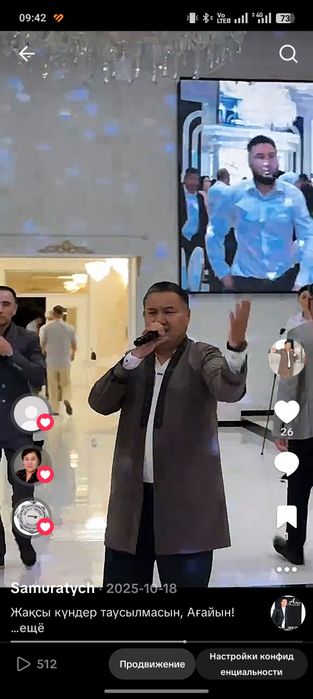 Ведущий на двух языках