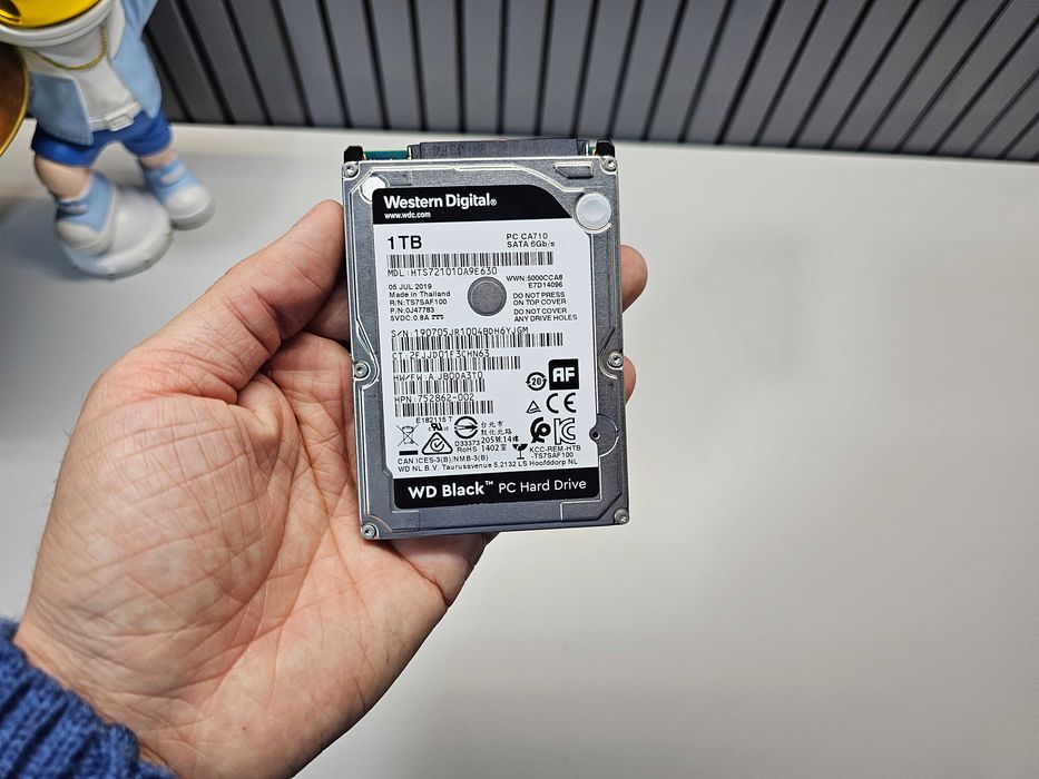 ПРОДАМ 1TB WD Black 2.5" 7200RPM 32MB SATAIII / Жесткий диск НОУТБУКОВ