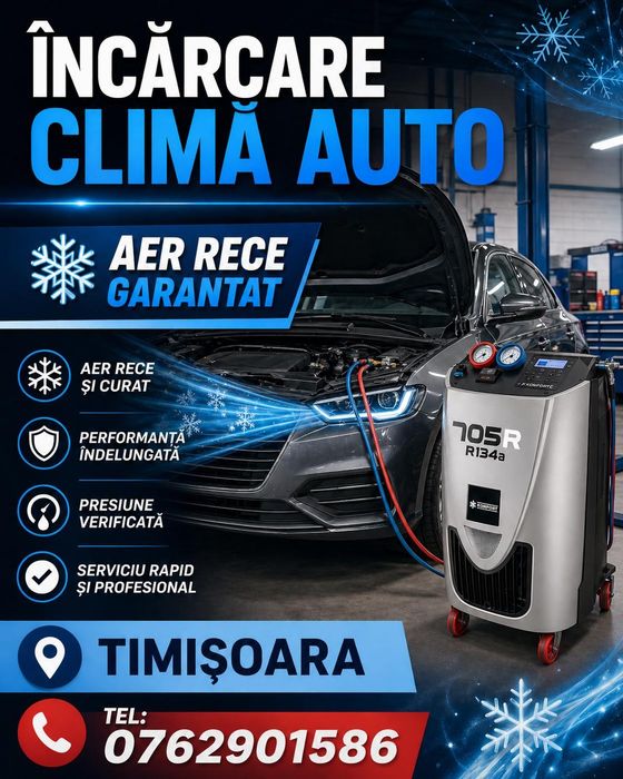 Incarcare freon Auto R134A - PRET FOARTE BUN - Aer conditionat