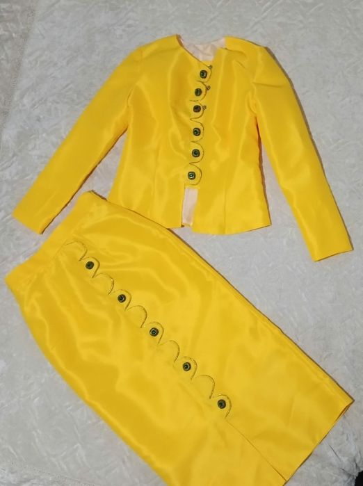 Вечерняя двойка,  ярко-желтое