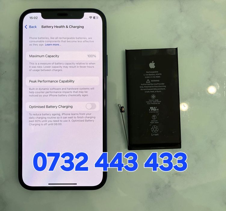 Acumulator OEM Apple iPhone 12/13/14/15 - Fără Eroare - Garanție