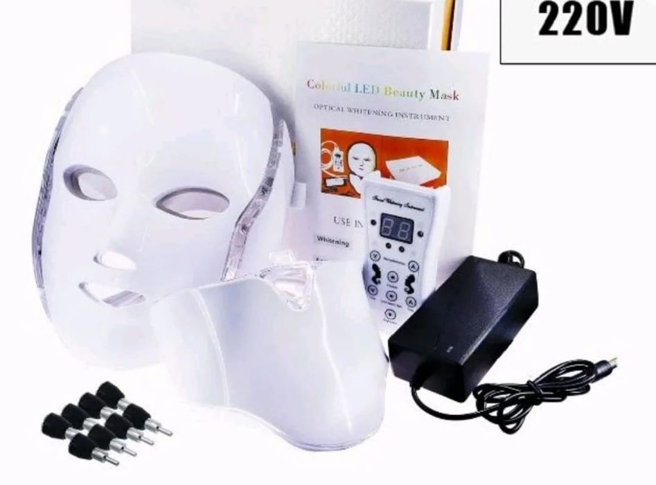 Светодиодная  LЕD маска для лица и шеи