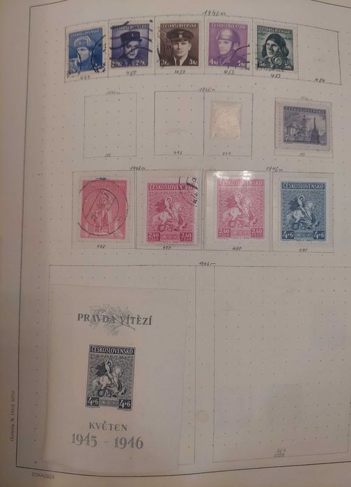 Album cu timbre straine CESKOSLOVENSKO (Ceoslovacia) incepand cu 1919