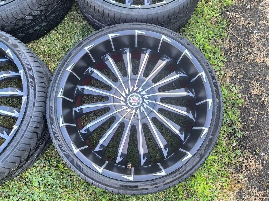 24 цола джанти Scarlet SW5 с летни гуми за BMW RANGE ROVER Chevrolet