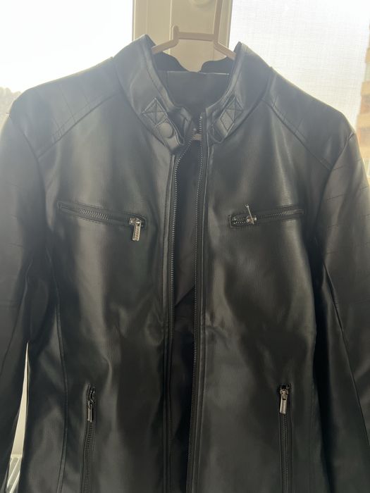 Geaca piele barbati