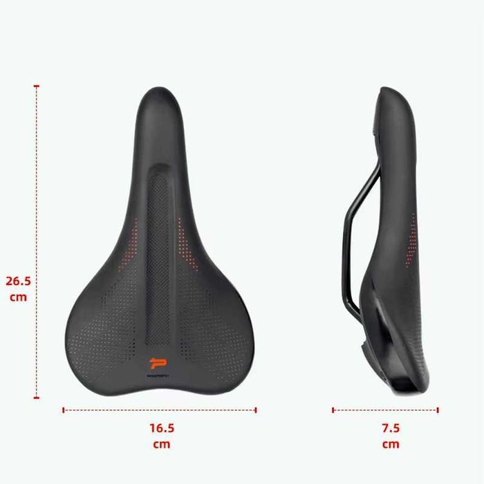 Седалка за велосипед PROMEND SD-556, PU покритие, Анатомичен дизайн
