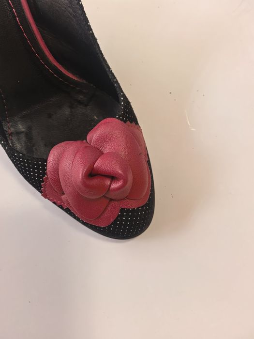 Черни обувки, естествена кожа, номер 40