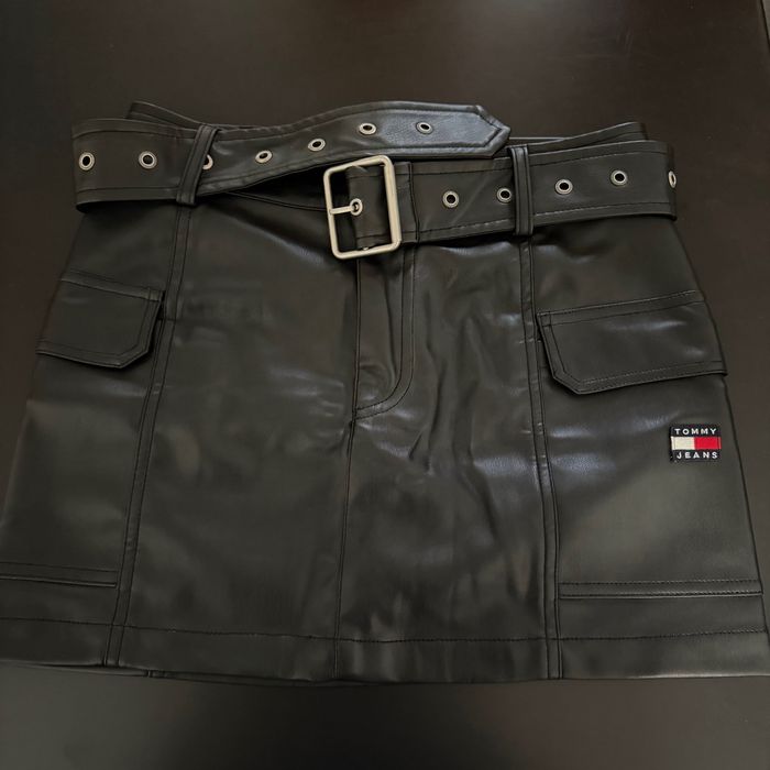 Кожена пола Тоmmy Jeans