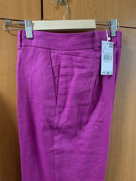 100% Ленен костюм MANGO