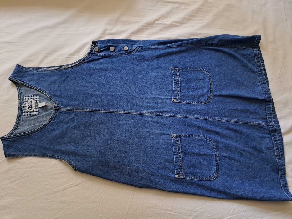 Sarafan din blugi marime L 89 cm