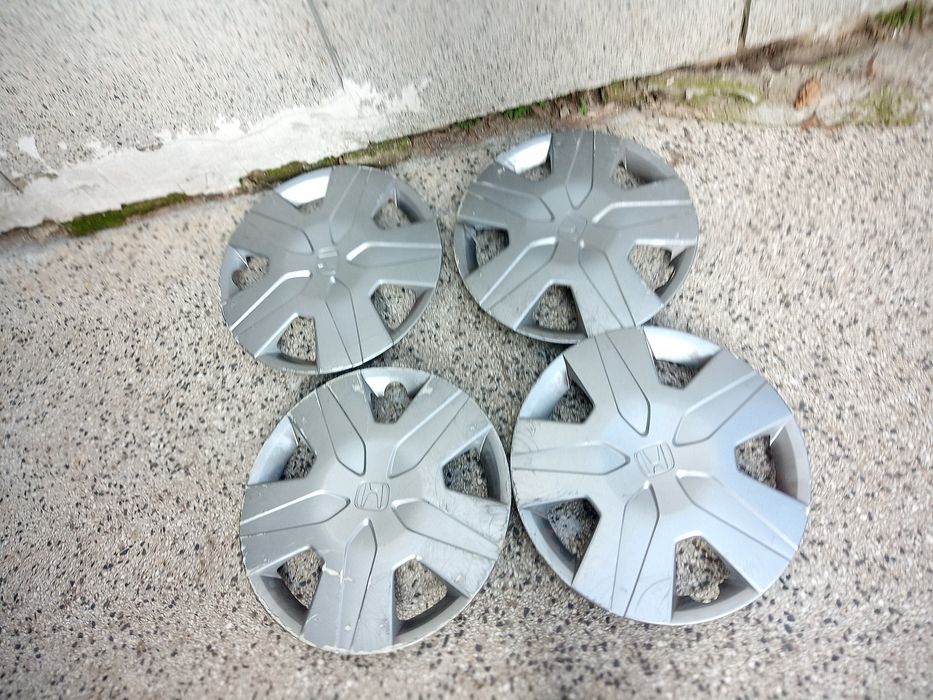 4 стоманени джанти за Honda + 4 оригинални таса