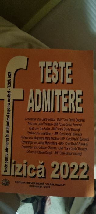 Carti admitere medicina