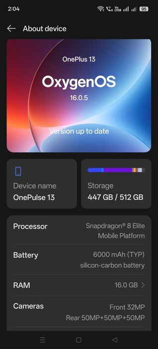 Продается OnePlus 13 8/705/230/33/97