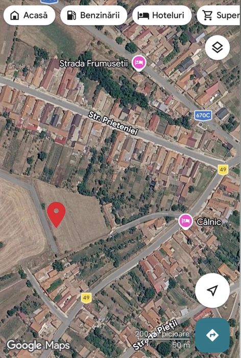Teren intravilan de vanzare Calnic