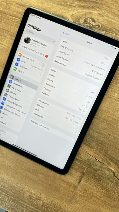 Ipad air 4 2020 10.9inch 64gb